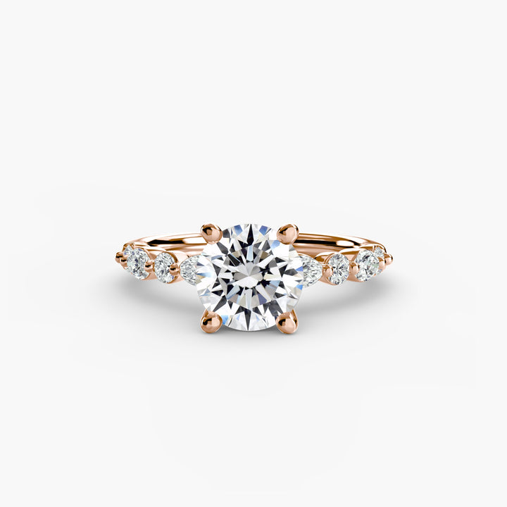 Solitaire With Eternity Pave 2 in setting by 18 KARATS