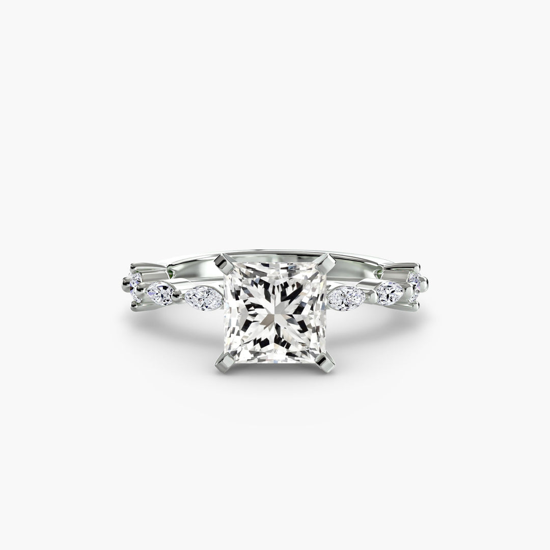 Solitaire With Eternity Pave in setting by 18 KARATS
