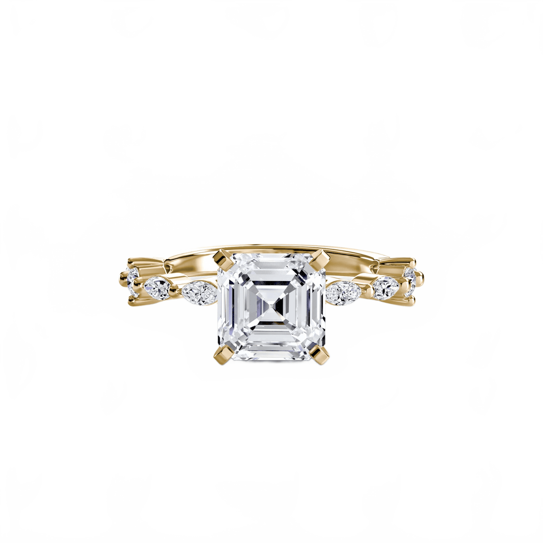 Solitaire With Eternity Pave in setting by 18 KARATS
