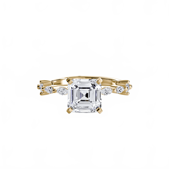 Solitaire With Eternity Pave in setting by 18 KARATS