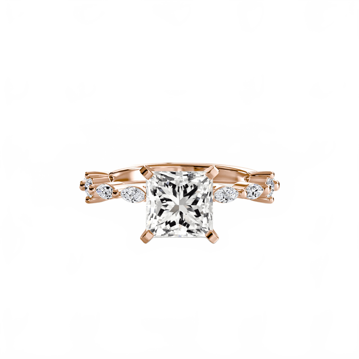 Solitaire With Eternity Pave in setting by 18 KARATS