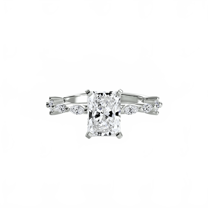 Solitaire With Eternity Pave in setting by 18 KARATS