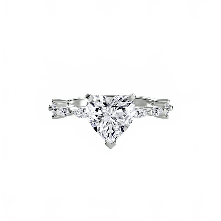 Solitaire With Eternity Pave in setting by 18 KARATS