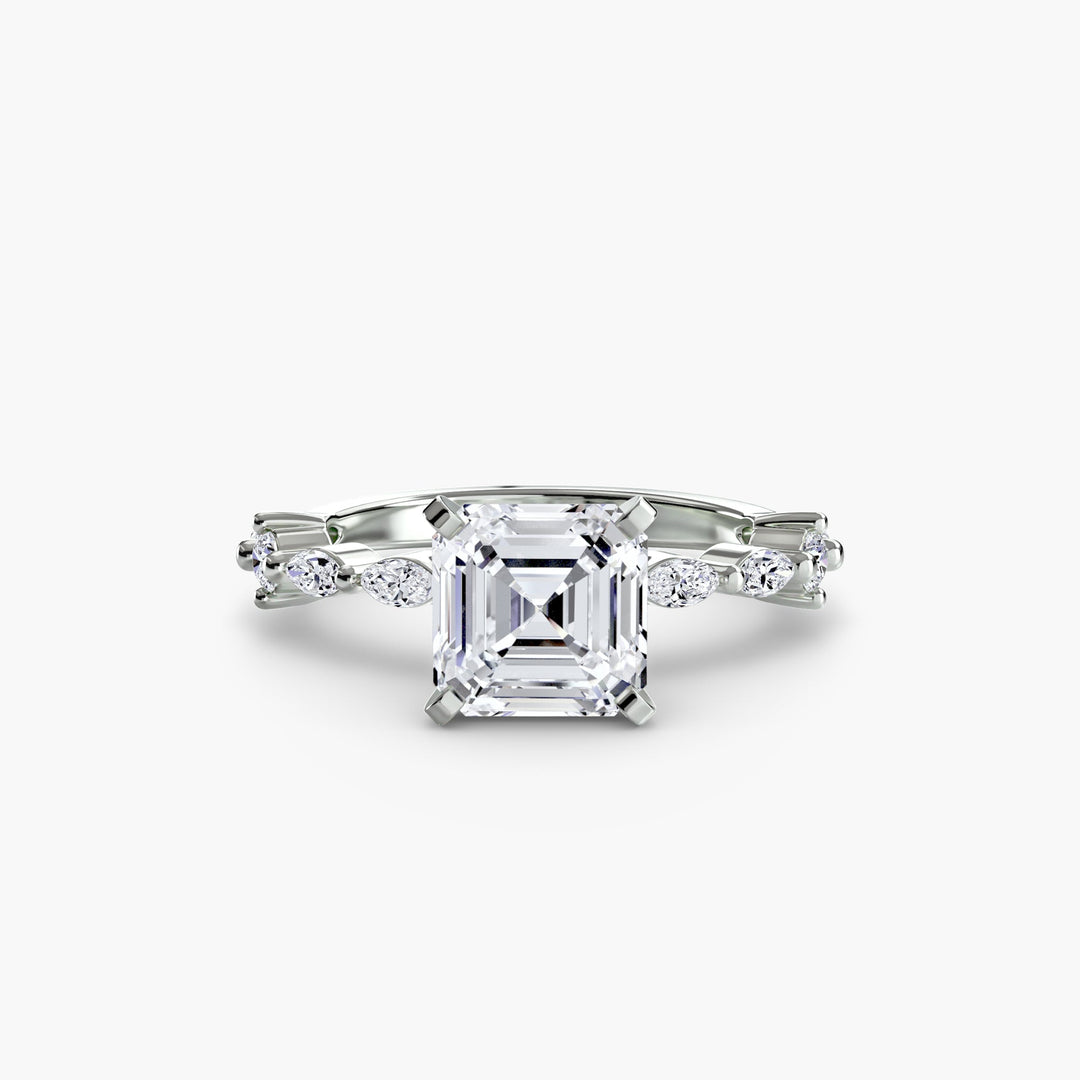 Solitaire With Eternity Pave in setting by 18 KARATS