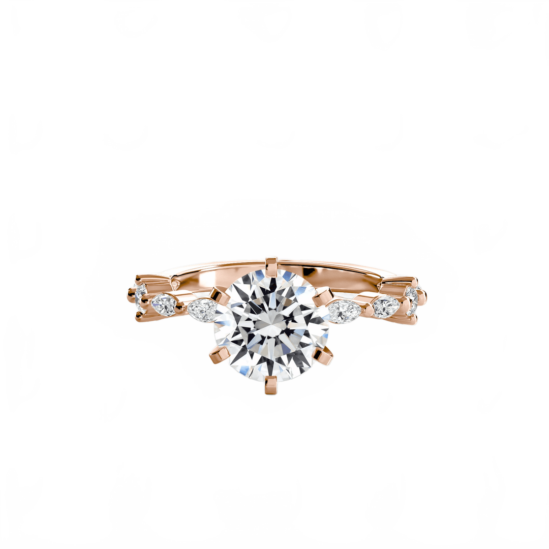 Solitaire With Eternity Pave in setting by 18 KARATS