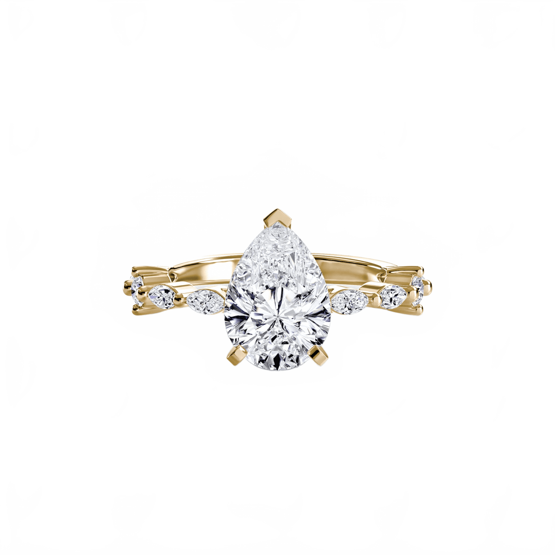 Solitaire With Eternity Pave in setting by 18 KARATS