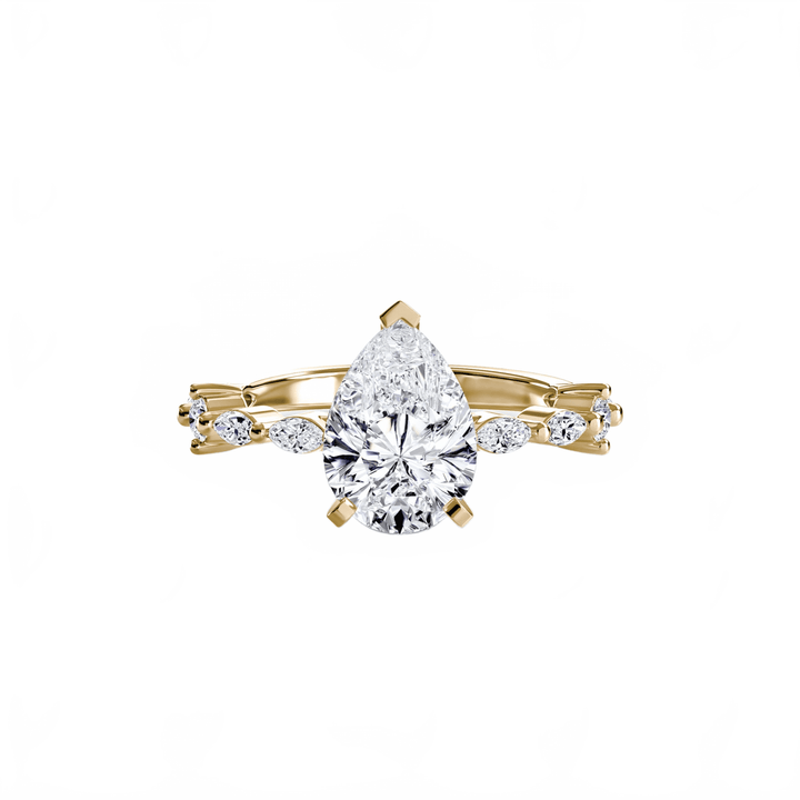 Solitaire With Eternity Pave in setting by 18 KARATS