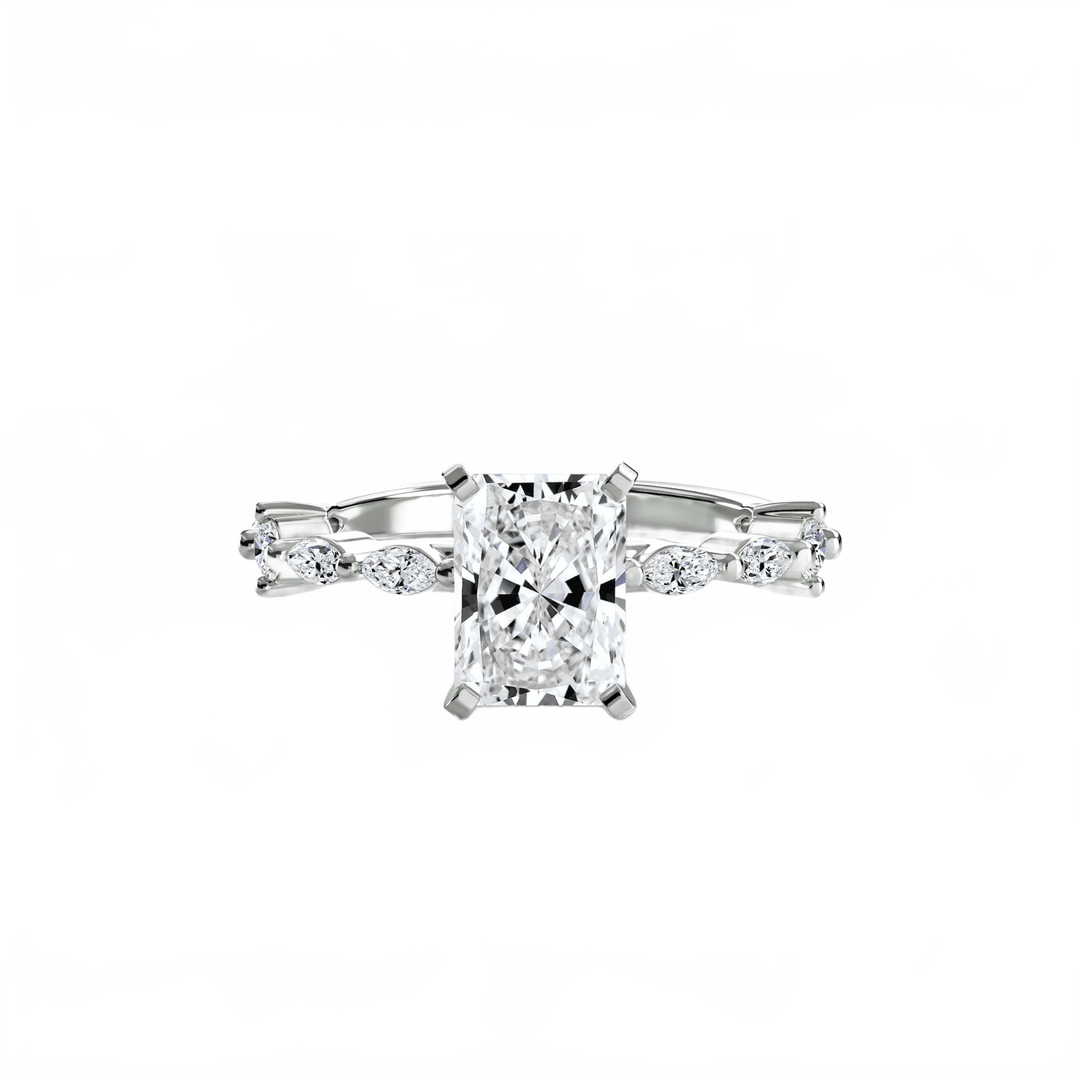 Solitaire With Eternity Pave in setting by 18 KARATS