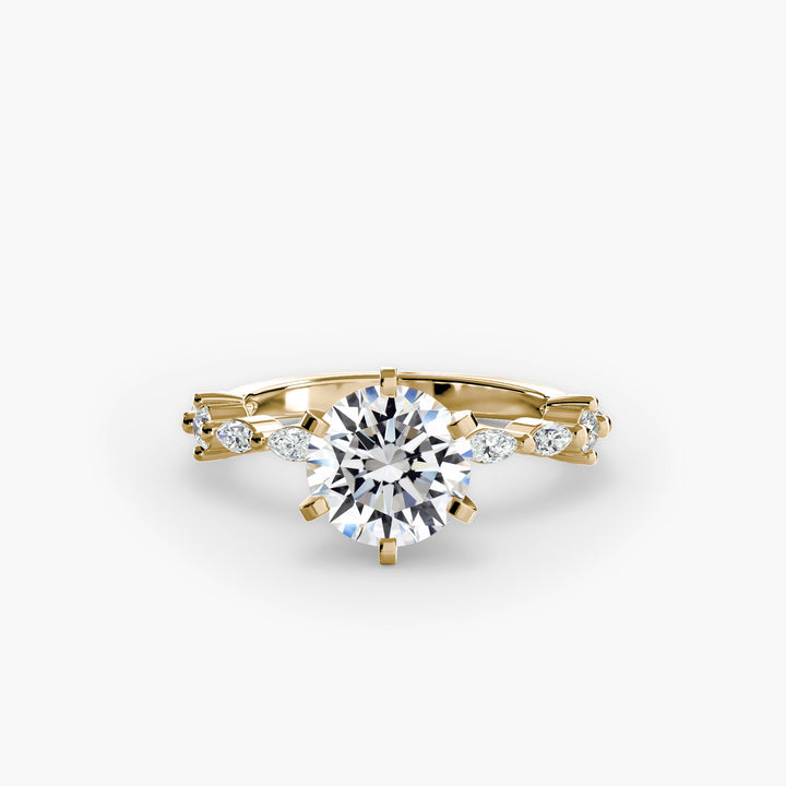 Solitaire With Eternity Pave in setting by 18 KARATS