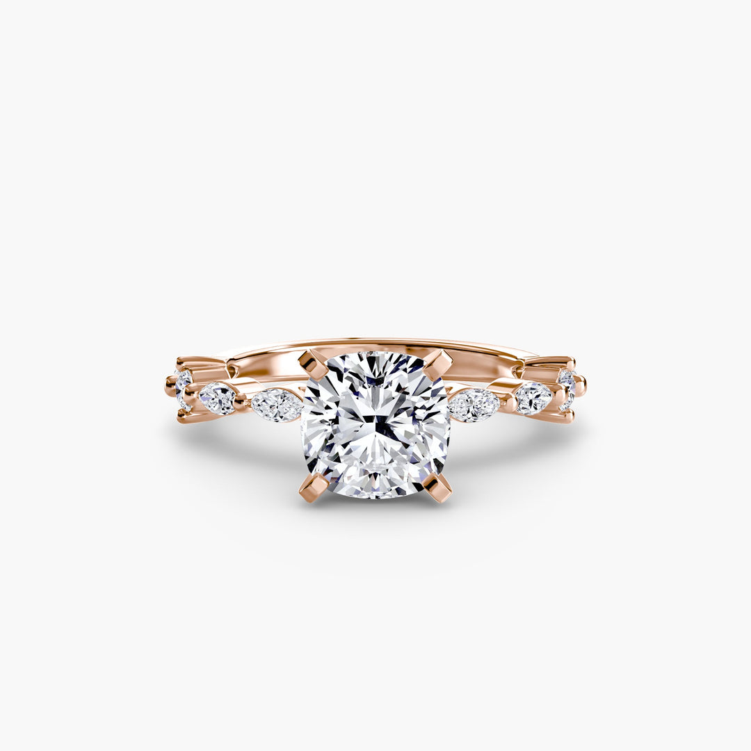 Solitaire With Eternity Pave in setting by 18 KARATS