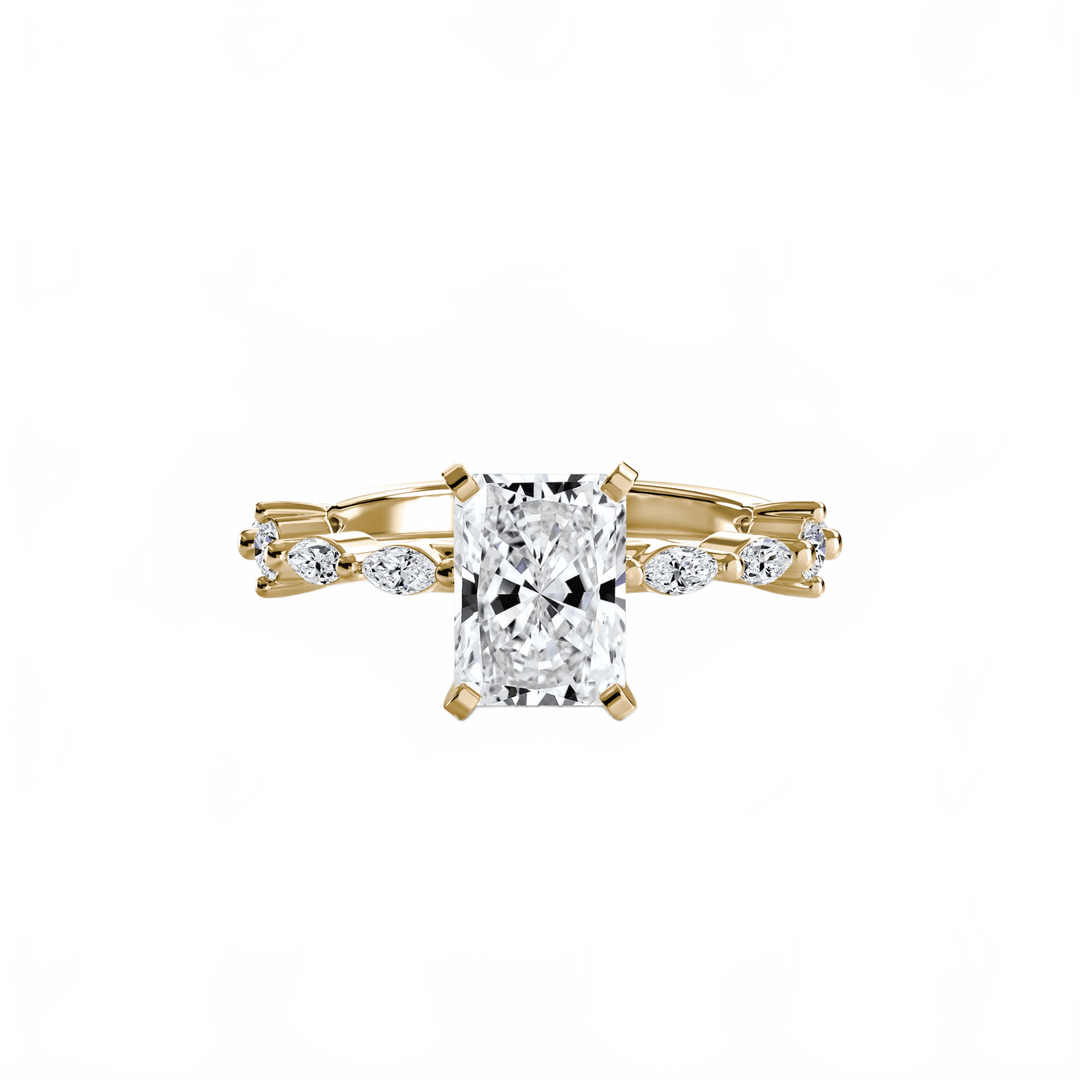 Solitaire With Eternity Pave in setting by 18 KARATS