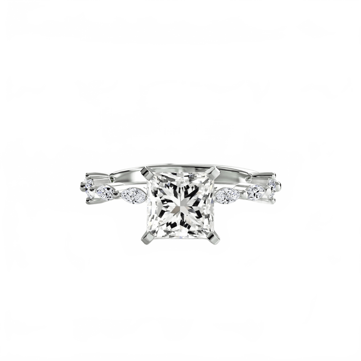 Solitaire With Eternity Pave in setting by 18 KARATS