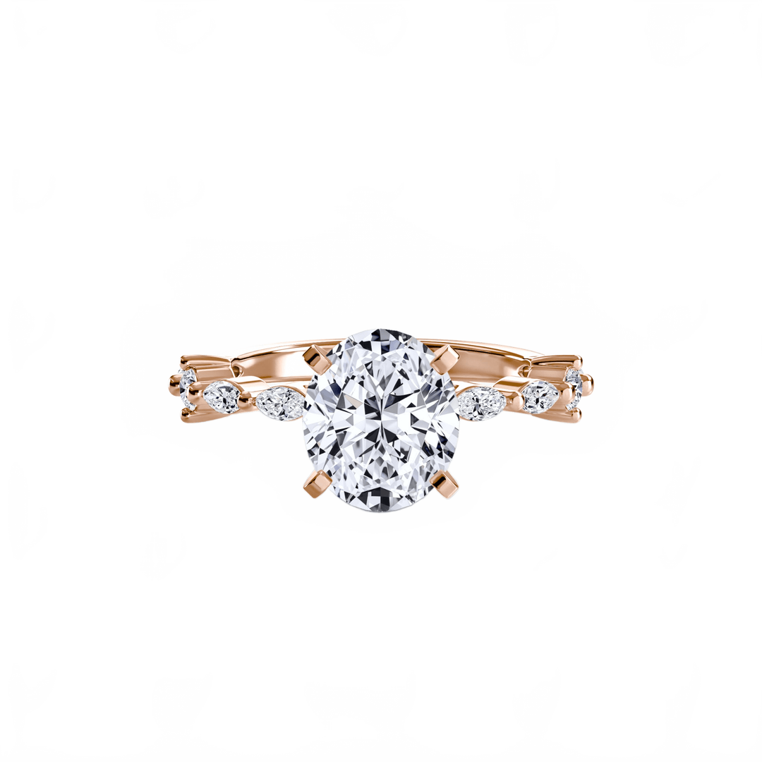 Solitaire With Eternity Pave in setting by 18 KARATS