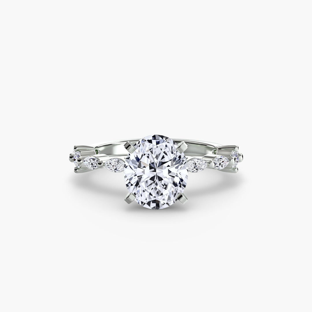 Solitaire With Eternity Pave in setting by 18 KARATS