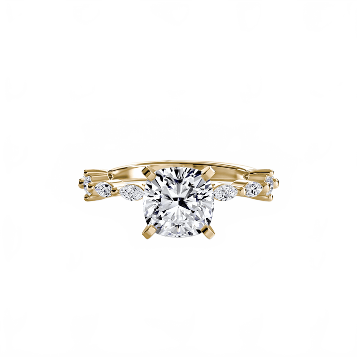 Solitaire With Eternity Pave in setting by 18 KARATS