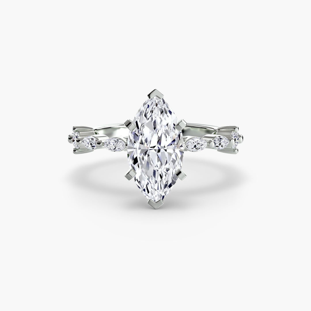 Solitaire With Eternity Pave in setting by 18 KARATS