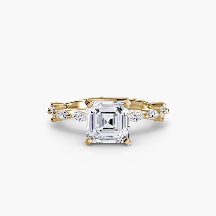 Solitaire With Eternity Pave in setting by 18 KARATS
