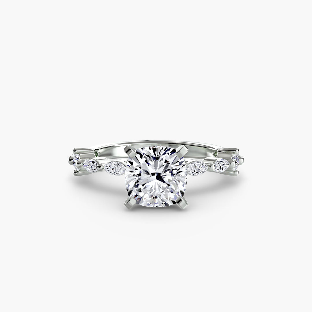 Solitaire With Eternity Pave in setting by 18 KARATS