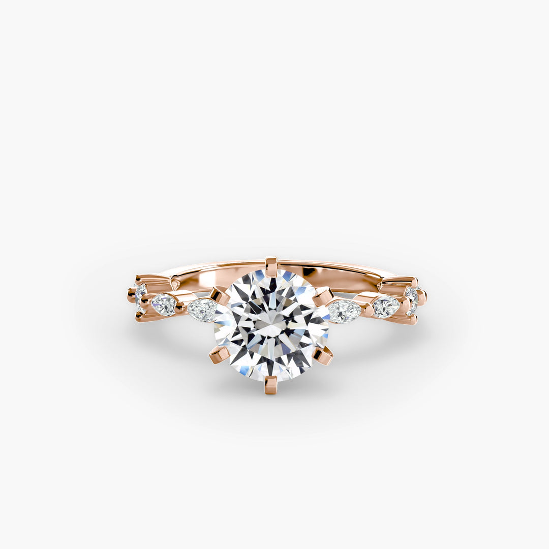 Solitaire With Eternity Pave in setting by 18 KARATS