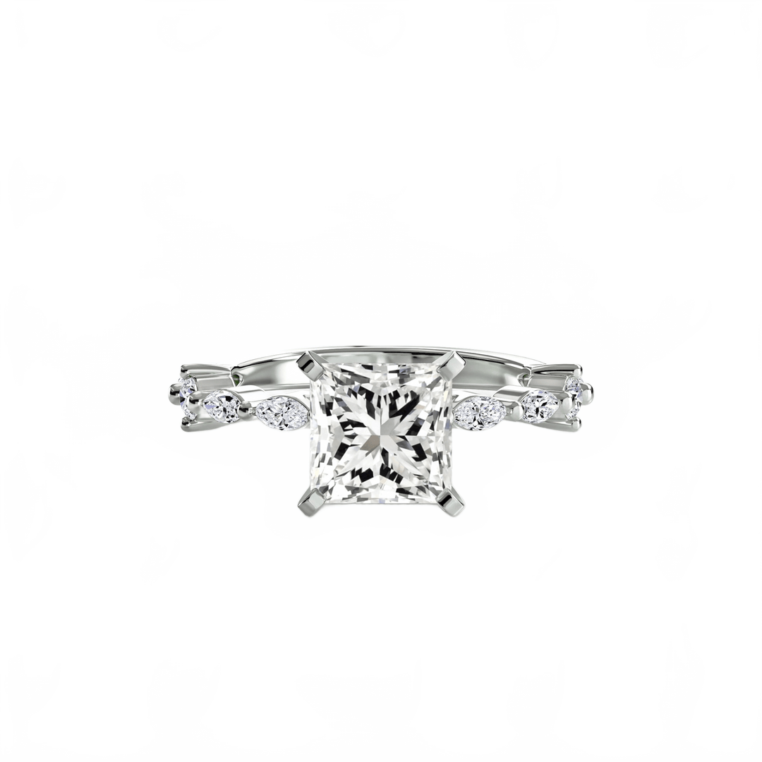 Solitaire With Eternity Pave in setting by 18 KARATS