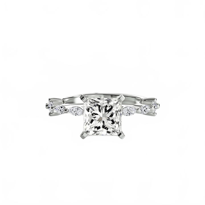 Solitaire With Eternity Pave in setting by 18 KARATS