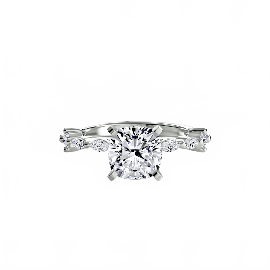 Solitaire With Eternity Pave in setting by 18 KARATS