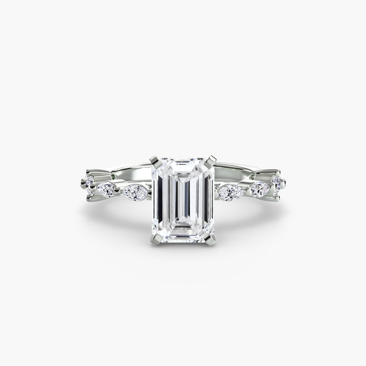 Solitaire With Eternity Pave in setting by 18 KARATS