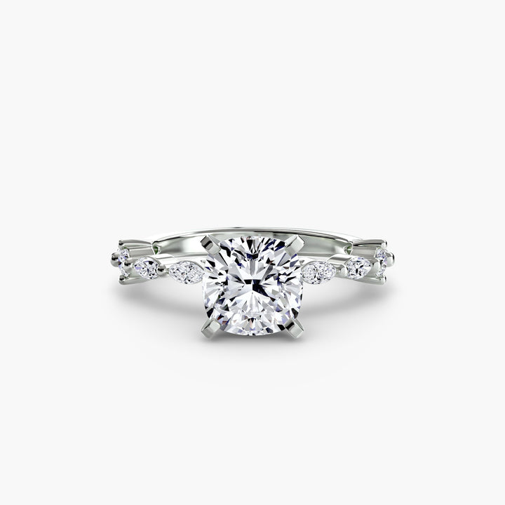 Solitaire With Eternity Pave in setting by 18 KARATS