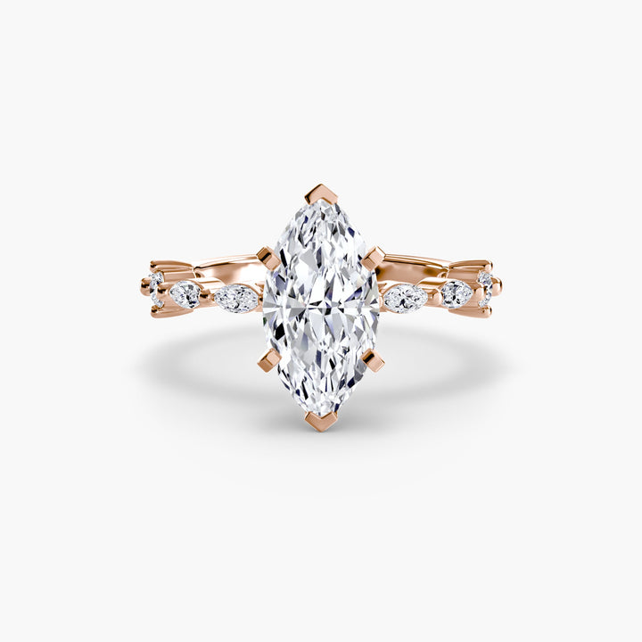 Solitaire With Eternity Pave in setting by 18 KARATS