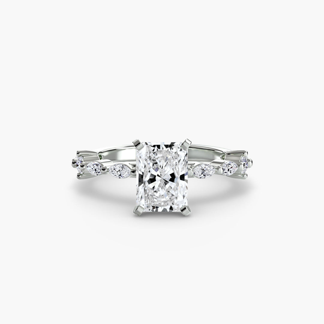 Solitaire With Eternity Pave in setting by 18 KARATS