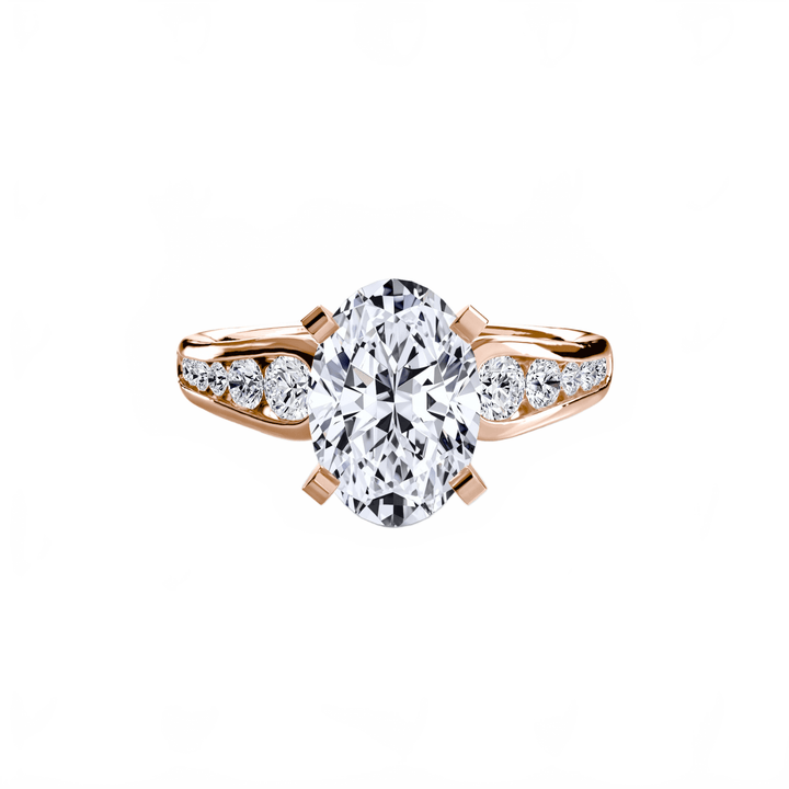 Solitaire With Pave 2 in setting by 18 KARATS