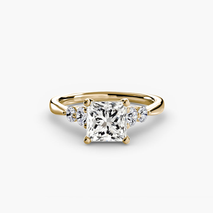 Solitaire With Shoulder Accents 2 in setting by 18 KARATS