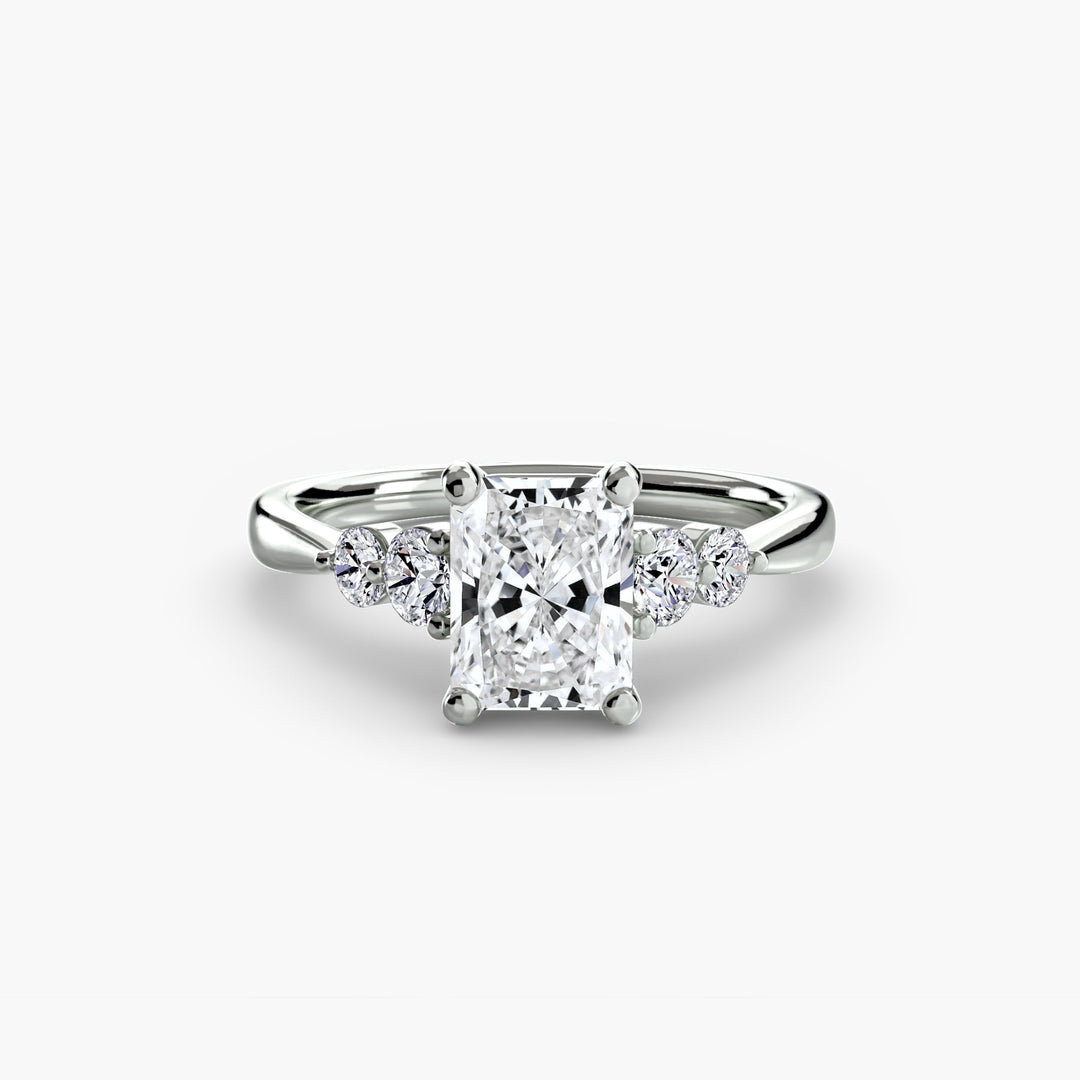 Solitaire With Shoulder Accents 2 in setting by 18 KARATS