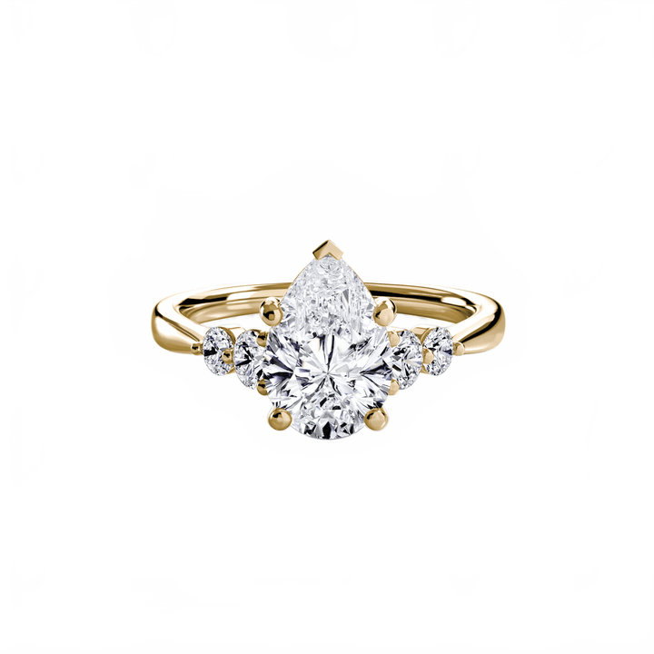 Solitaire With Shoulder Accents 2 in setting by 18 KARATS