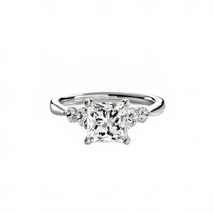 Solitaire With Shoulder Accents 2 in setting by 18 KARATS
