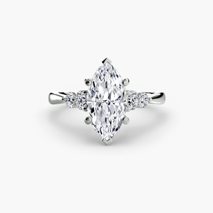 Solitaire With Shoulder Accents 2 in setting by 18 KARATS