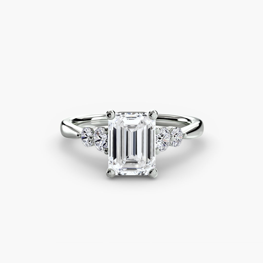 Solitaire With Shoulder Accents 2 in setting by 18 KARATS
