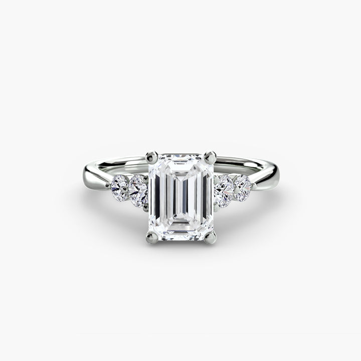 Solitaire With Shoulder Accents 2 in setting by 18 KARATS