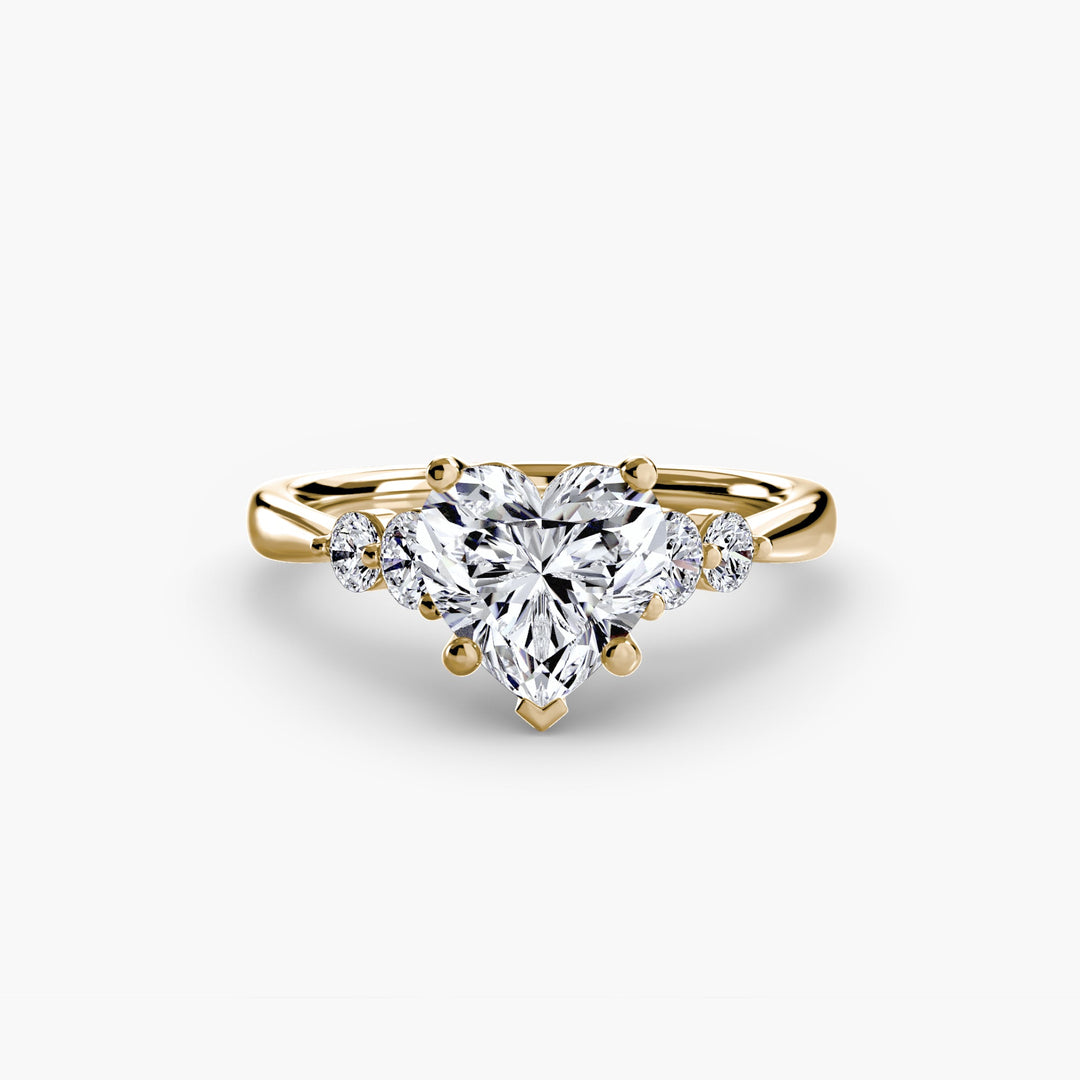 Solitaire With Shoulder Accents 2 in setting by 18 KARATS