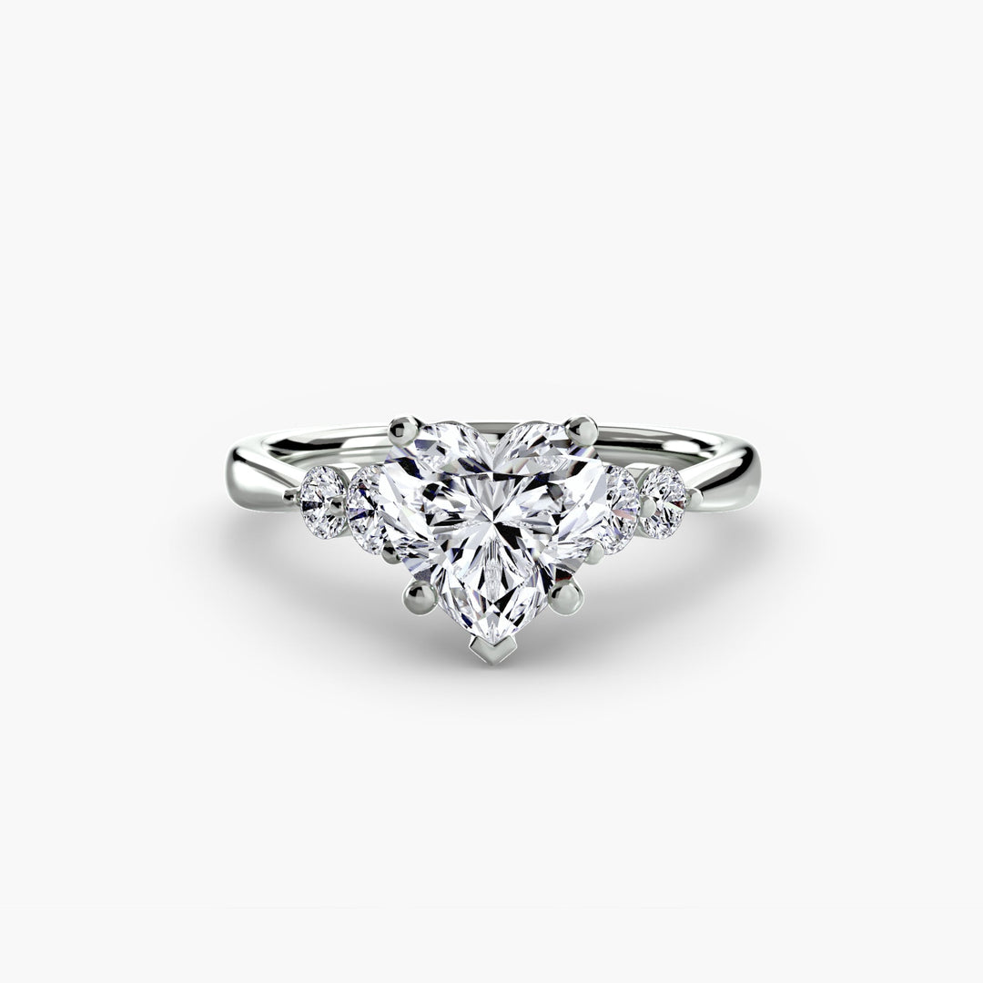 Solitaire With Shoulder Accents 2 in setting by 18 KARATS