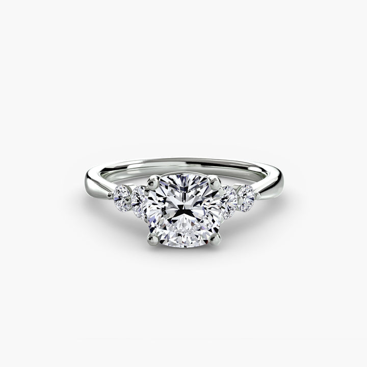 Solitaire With Shoulder Accents 2 in setting by 18 KARATS