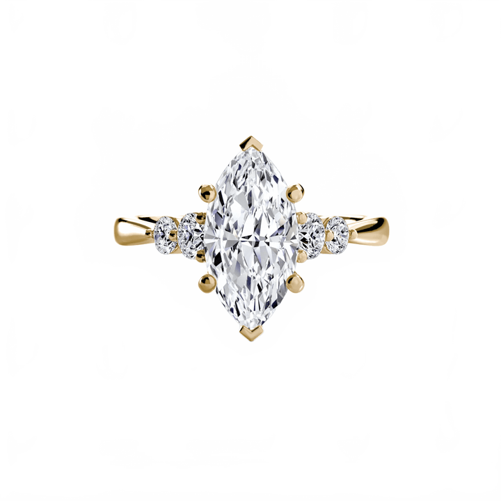 Solitaire With Shoulder Accents 2 in setting by 18 KARATS