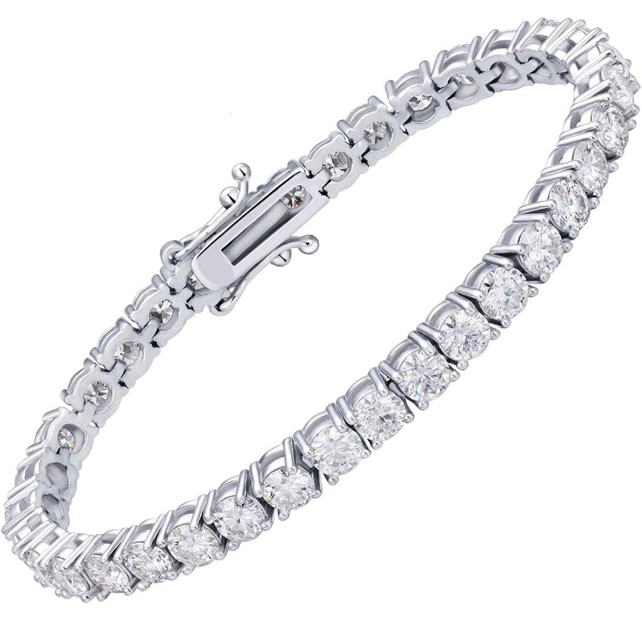 Tennis Bracelet With 5CT Diamonds - BC103 in Bracelet by 18 KARATS