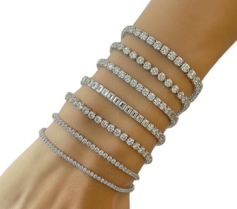Tennis Bracelet With 5CT Diamonds - BC103 in Bracelet by 18 KARATS