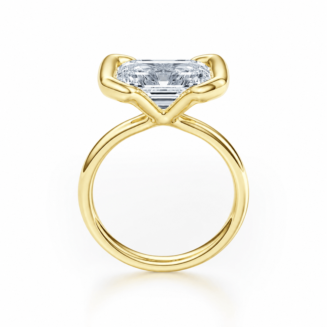 The Bowline Emerald Lab Diamond Engagement Ring in Ready Rings by 18 KARATS INC.