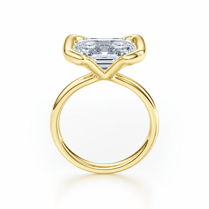 The Bowline Emerald Lab Diamond Engagement Ring in Ready Rings by 18 KARATS INC.