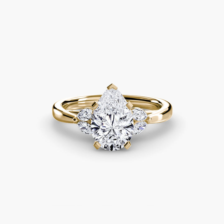 The Celestial Cluster Ring 2 in setting by 18 KARATS