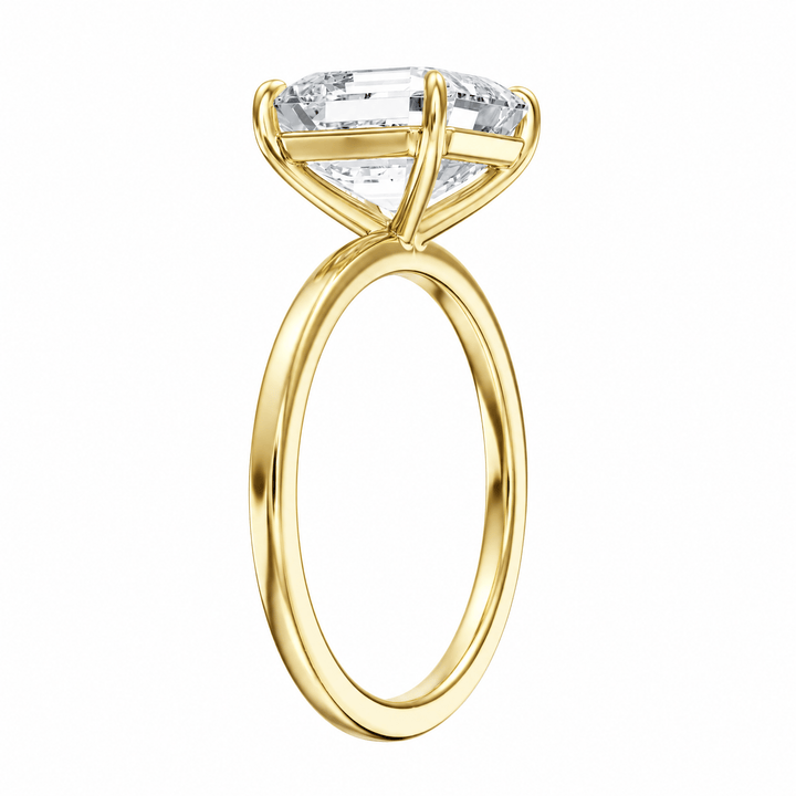 The Grace Asscher Lab Diamond Solitaire Engagement Ring in Ready Rings by 18 KARATS INC.