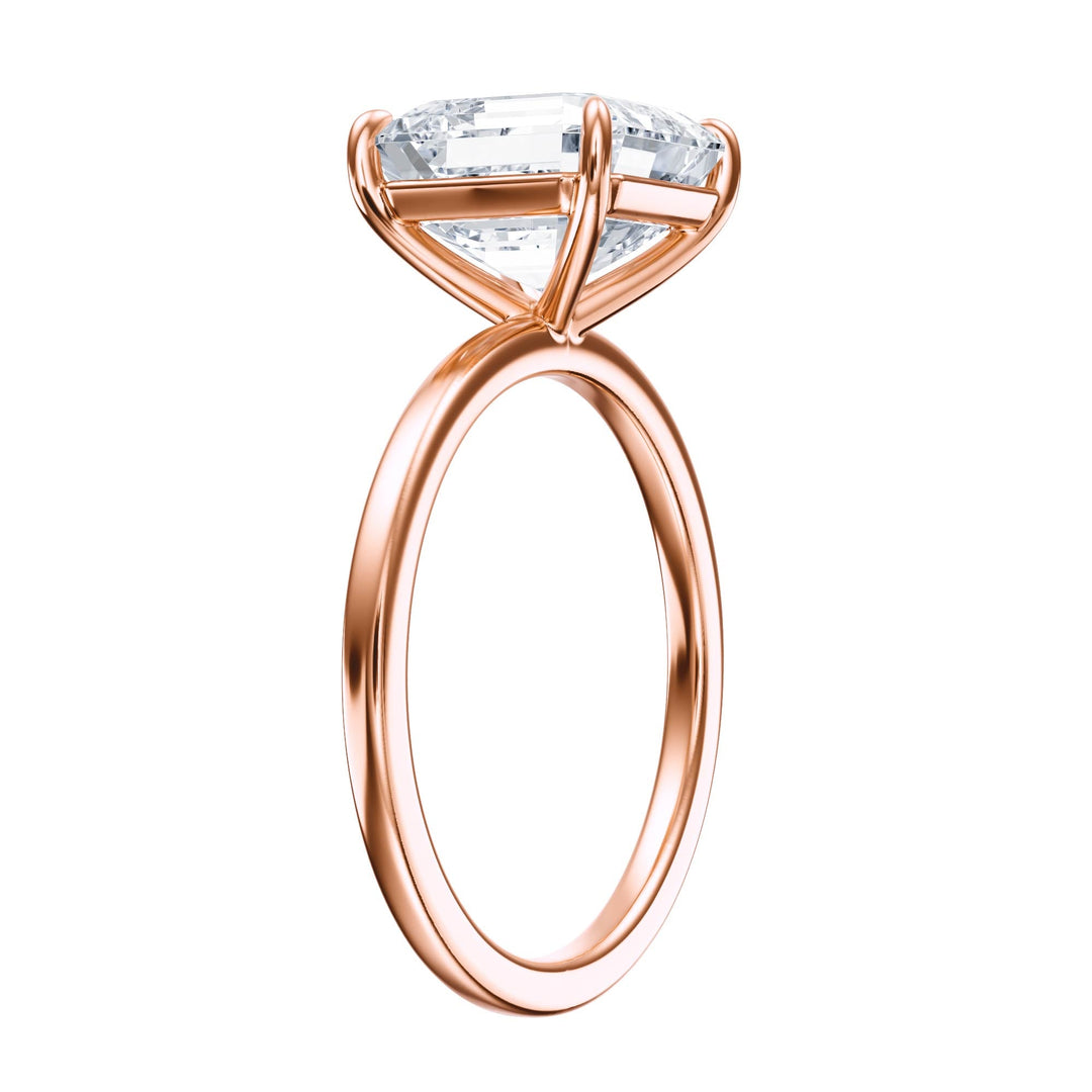 The Grace Asscher Solitaire Engagement Ring - R1045 in Ring by 18 KARATS INC.