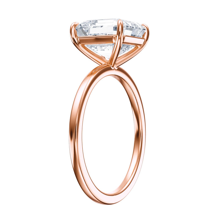 The Grace Asscher Solitaire Engagement Ring - R1045 in Ring by 18 KARATS INC.